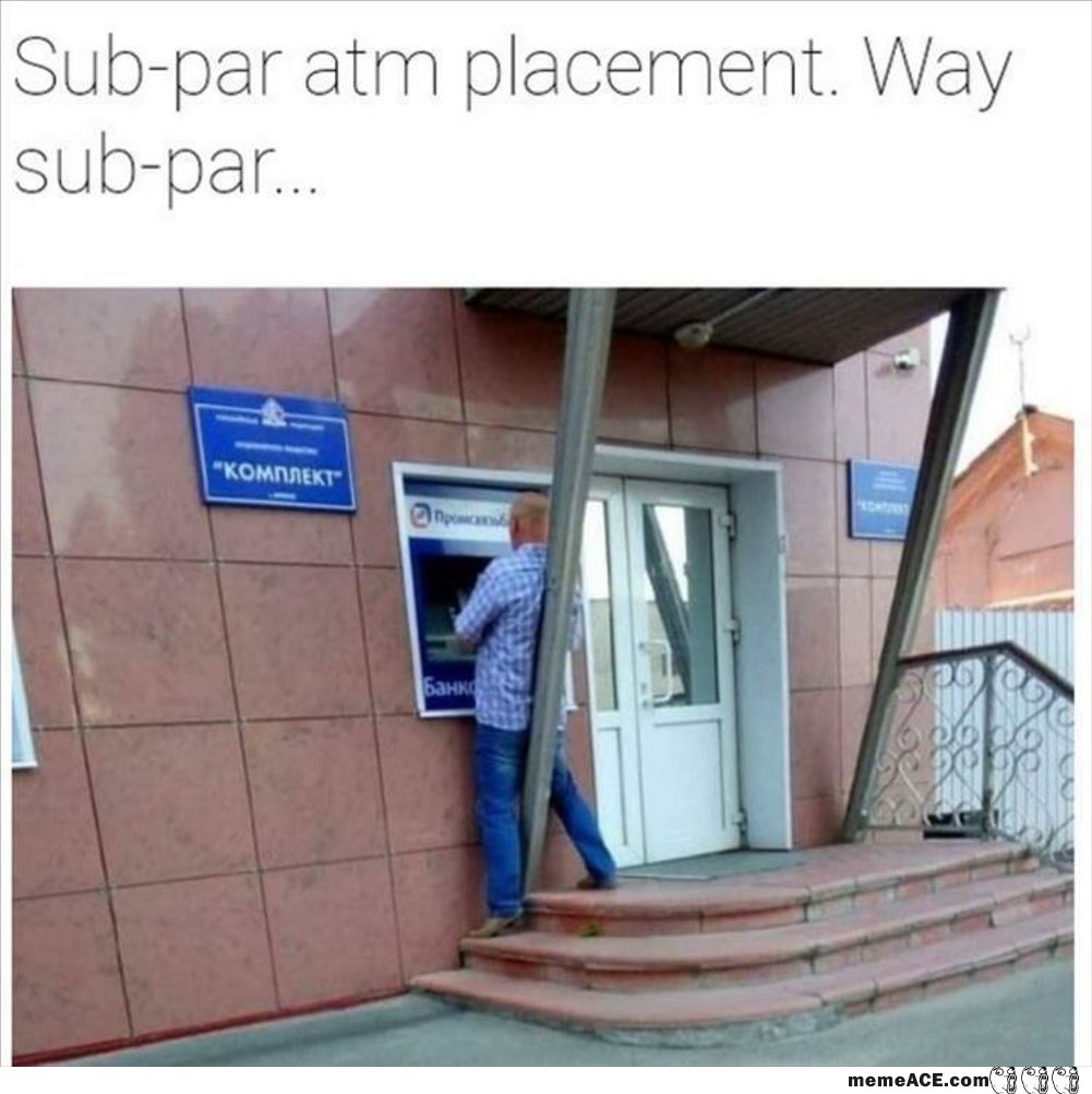 Sub Par Placement