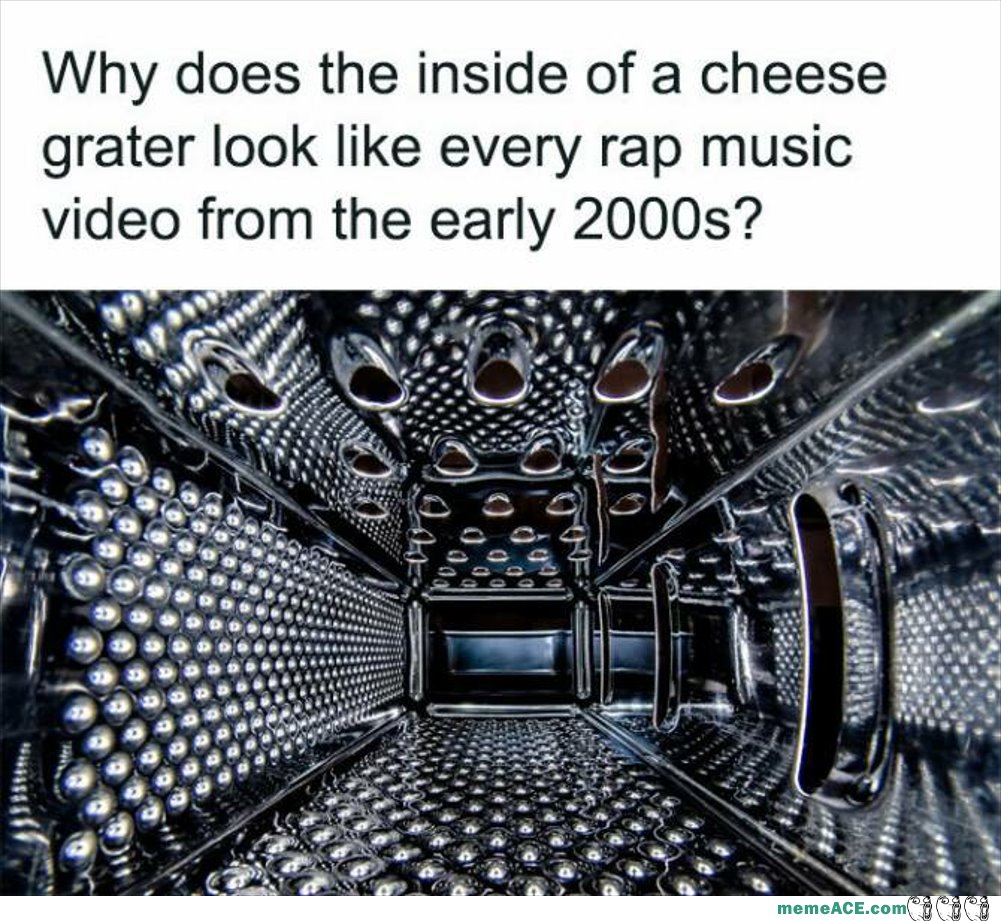 The Inside Of A Chees Grater